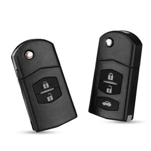 Chìa khóa remote Mazda 3 6 BT50 gập 2 nút