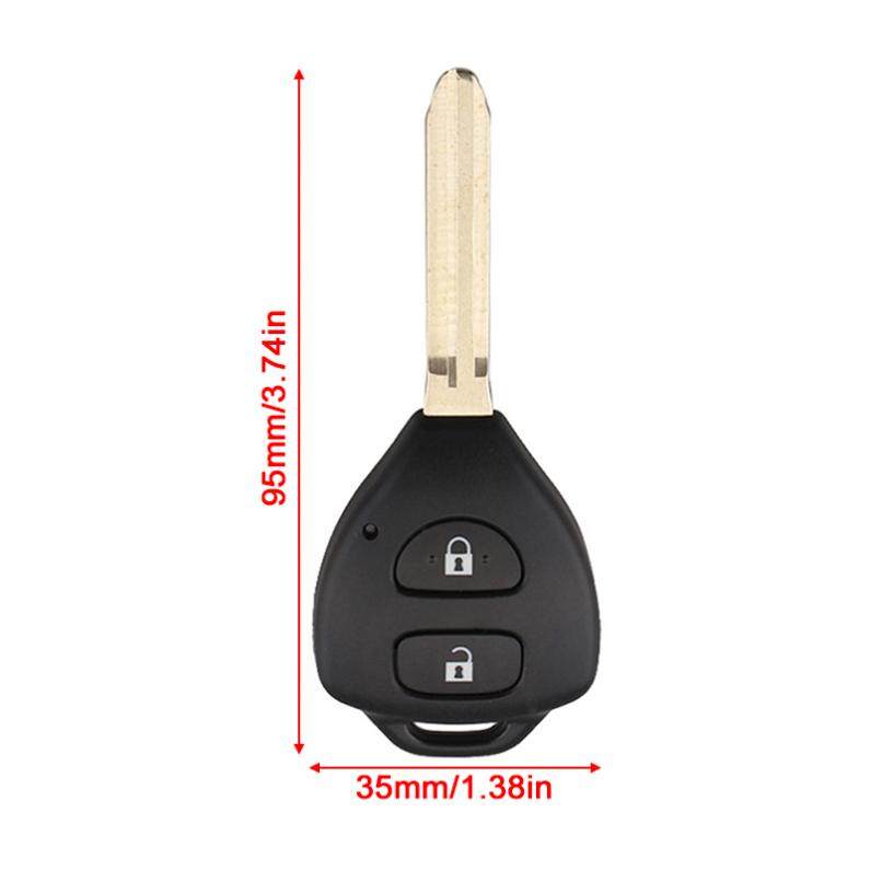 Chìa Khóa Remote Điều Khiển Toyota Hilux 2 Nút