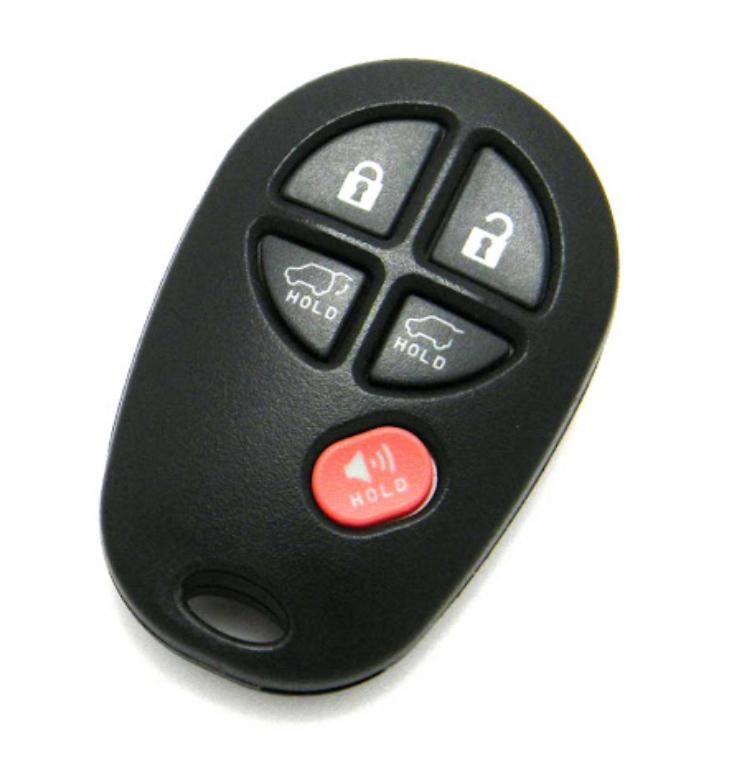 Chìa Khóa Remote Điều Khiển Toyota Sienna 5 Nút