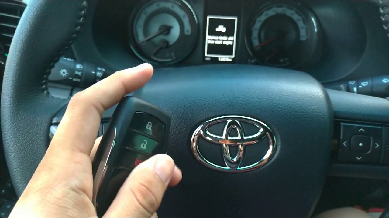 Chìa Khóa Thông Minh Toyota Hilux 2016 3.0G
